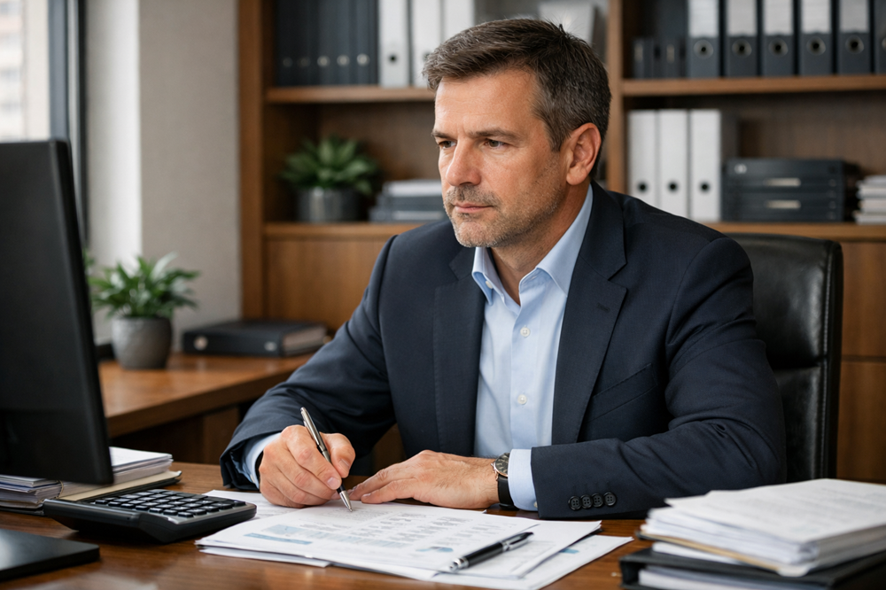 Illustration expert comptable Illustration expert comptable